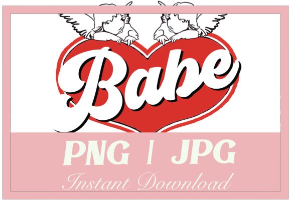 90s Babe Retro Cherub Angels Wedding: A Nostalgic Design Asset