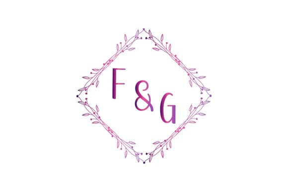 Wedding Name Initials Decoration F & G: A Designer's Monogram Toolkit